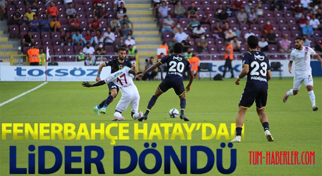 Fenerbahçe işi ilk yarıda bitirdi