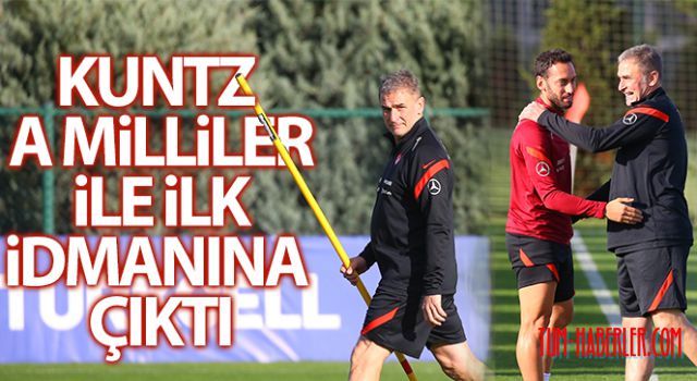 A Milli Takım, Stefan Kuntz ile ilk idmanına çıktı