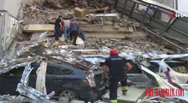 Gürcistan'da 5 katlı bina çöktü