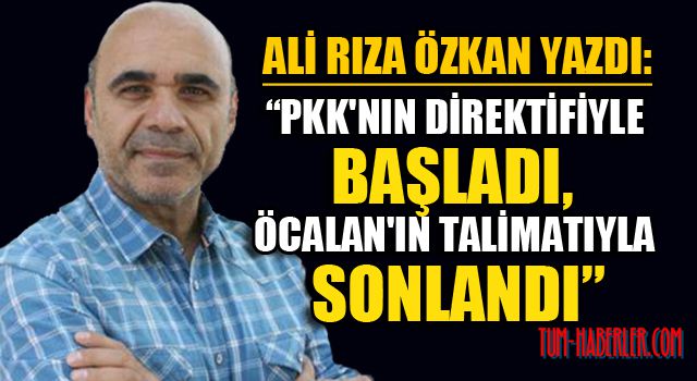 Ali Rıza Özkan, 6-8 Ekim olaylarını anlattı