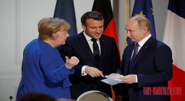 Putin, Merkel ve Macron ile Ukrayna konusunu görüştü