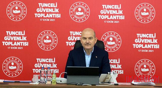 Bakan Soylu, Tunceli'de güvenlik toplantısına katıldı