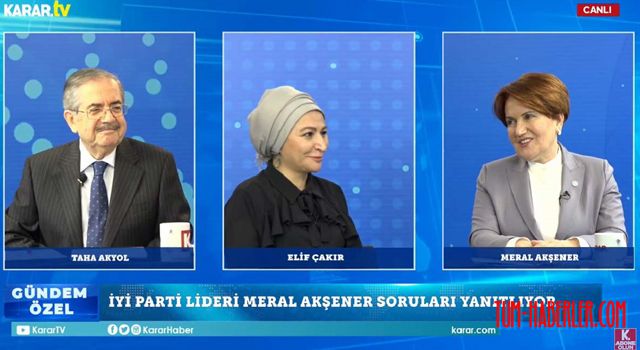 Akşener: Haziran 2021'de seçim olabilir, Erdoğan kışı sevmez