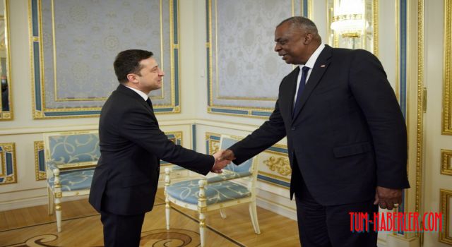 Zelenskiy, ABD Savunma Bakanı Austin ile görüştü