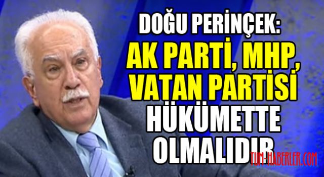 Perinçek'ten Erdoğan'a teklif: Birlikte yönetelim