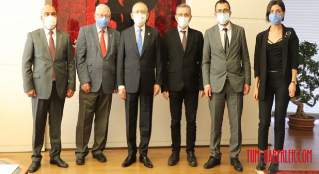 Kılıçdaroğlu basın meslek örgütü temsilcileri ile görüştü