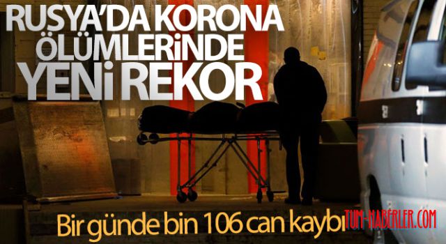 Rusya, koronada bir günde bin 106 can kaybı