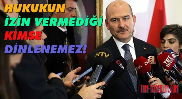 Soylu: Ben kendimi ortaya koyuyorum! Ya, iftira sahipleri?!
