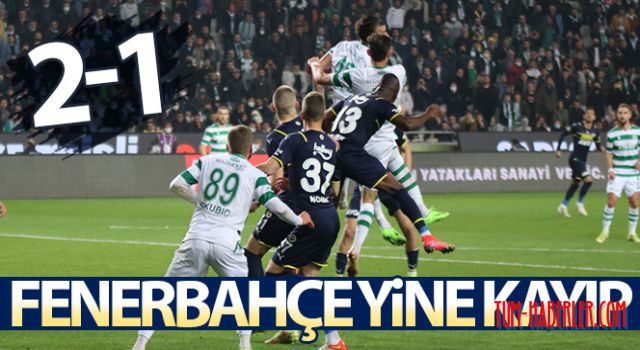 Fenerbahçe yine kayıp