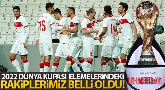 A Milli Takım'ın rakipleri belli oldu!