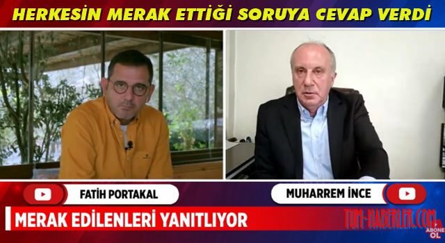 Muharrem İnce: Parti kuracağız, hemen hemen isim belli!