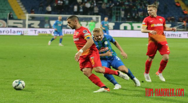 Kayserispor 3 maç sonra kaybetti