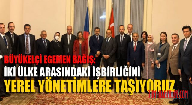 Belediye başkanları Prag'a çıkarma yaptı