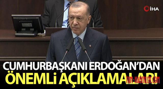 Cumhurbaşkanı Erdoğan'dan son dakika açıklamaları!