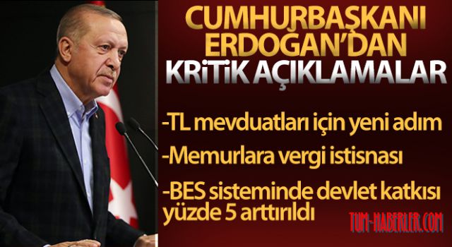 Cumhurbaşkanı Erdoğan'dan kabine sonrası önemli açıklamalar