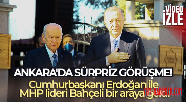 Cumhurbaşkanı Erdoğan ile MHP lideri Bahçeli'nin görüşmesi