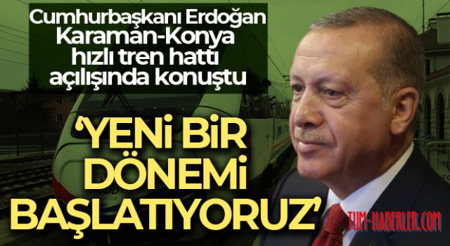 Cumhurbaşkanı Erdoğan Konya'da halka hitap etti