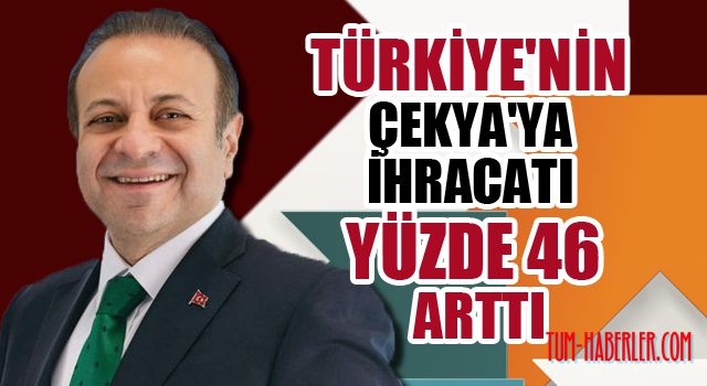 Türkiye'nin Çekya'ya ihracatı yüzde 46 arttı