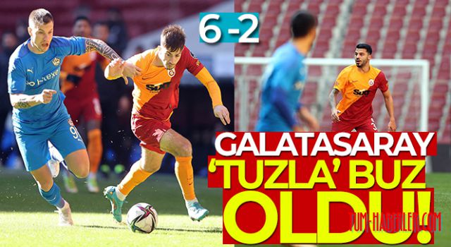 Galatasaray, Tuzlaspor'a 6-2 mağlup oldu