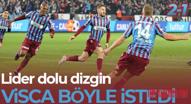 Lider Trabzonspor dolu dizgin
