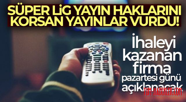 Süper Lig yayın haklarını, korsan yayınlar vurdu