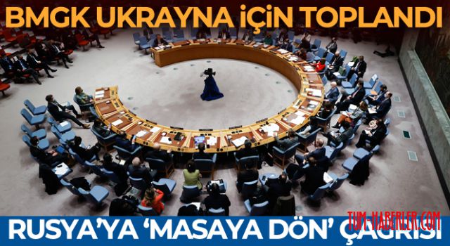 BMGK Donetsk ve Luhansk için acil toplantı gerçekleştirdi