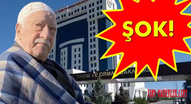 Tarım Bakanlığı'nda FETÖ operasyonu!