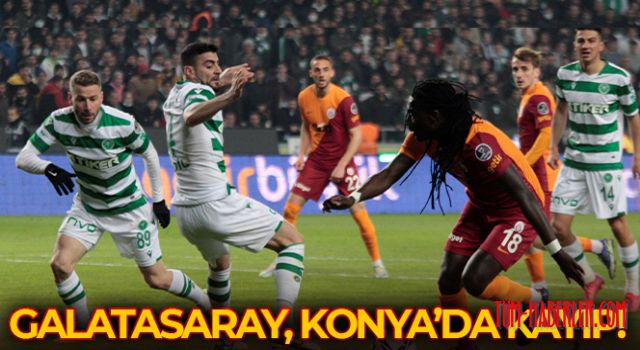 Galatasaray Konya'da kayıp