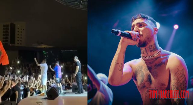 Rapçi Uzi'ye konserinde saldırdılar