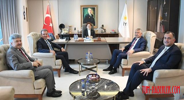 Akşener, belediye başkanlarını kabul etti