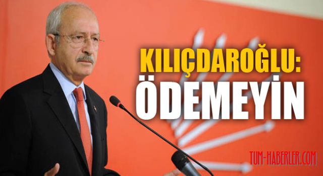 Kılıçdaroğlu'ndan KYK borçlu öğrencilere destek