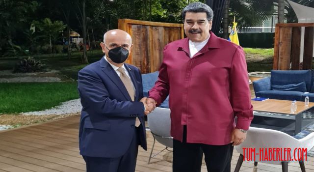 Bakan Kirişci ile Venezuela Devlet Başkanı Maduro bir araya geldi