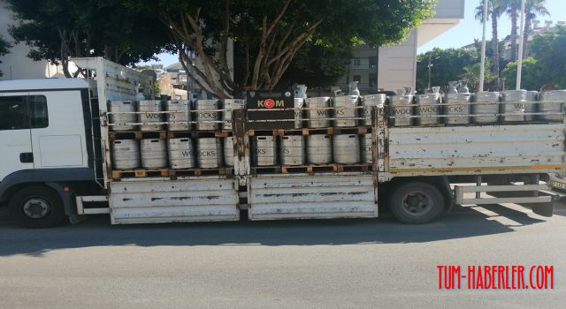 10 bin litre sahte içki ele geçirildi