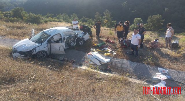 Trafik kazası: 3'ü ağır 5 yaralı