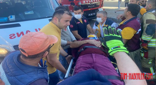 Trafik kazası: 1 yaralı