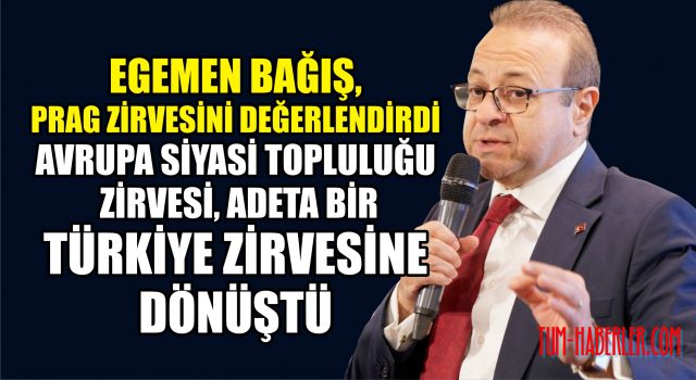 Egemen Bağış , Prag zirvesini değerlendirdi