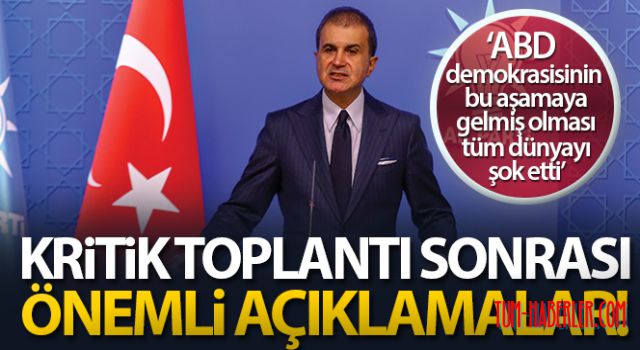 AK Parti Sözcüsü Çelik, MKYK toplantısına ilişkin açıklamalarda bulundu