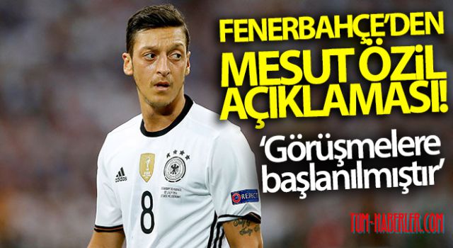 Fenerbahçe Mesut Özil'i KAP'a bildirdi
