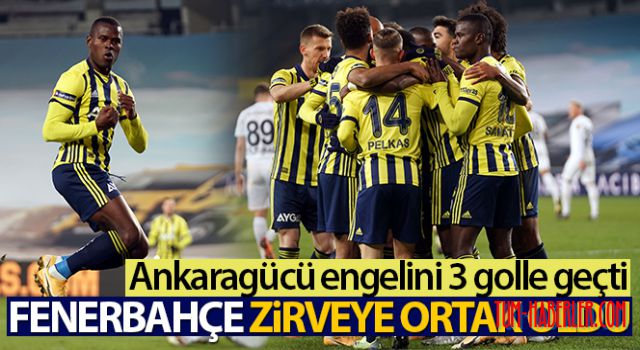 Fenerbahçe: 3 - Ankaragücü: 1