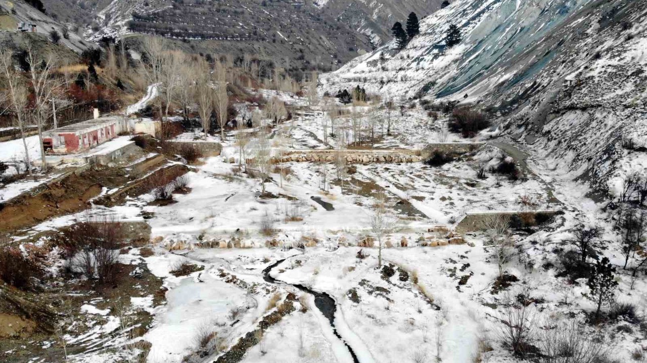 Erzincan'da Sibirya soğukları etkili oluyor
