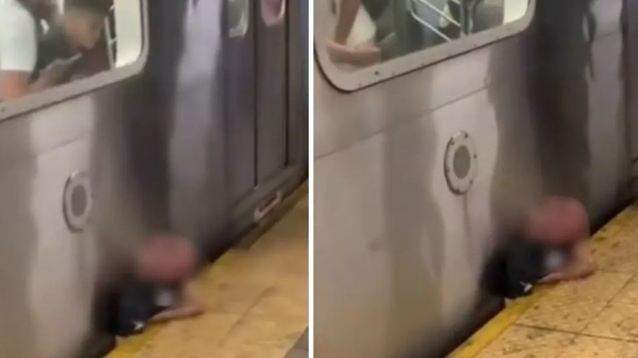 Yolcu Metroda Trenin Altında Kalıyordu! İstasyonda çığlık çığlığa Panik Anları