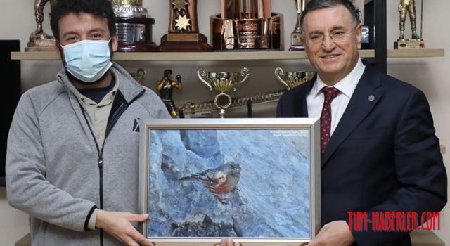 HBB Başkanı Savaş, Türkiye'nin kuş dedektifi ile buluştu