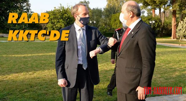 KKTC Cumhurbaşkanı Tatar, İngiltere Dışişleri Bakanı Raab'ı kabul etti