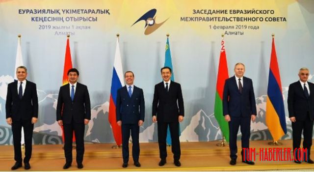 Avrasya Ekonomik Birliği Hükümetlerarası Konseyi Toplantısı Almatı'da yapıldı