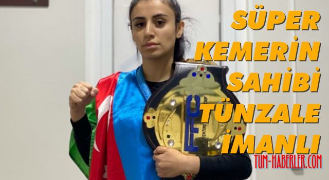 Azerbaycanlı Tünzale İmanlı serbest dövüşte kemeri aldı