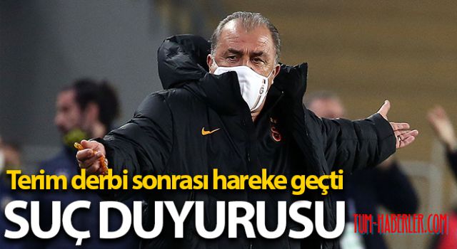 Fatih Terim'den derbi sırasında edilen küfürler nedeniyle suç duyurusu