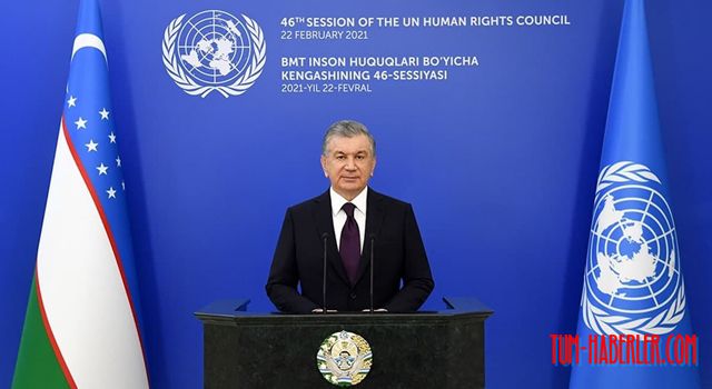 Mirziyoyev: Demokratik reformlarımız yeni bir Özbekistan inşa etmeyi hedefliyor