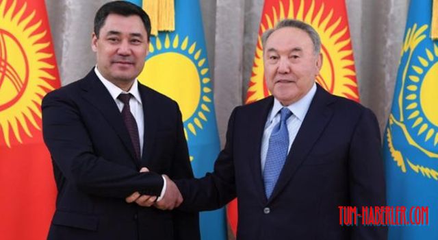 Nazarbayev, Kırgızistan Cumhurbaşkanı Caparov ile görüştü