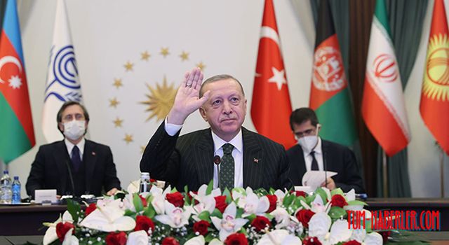 Erdoğan'dan 14. ECO Liderler Zirvesi'nde KKTC çağrısı