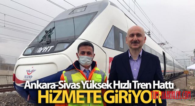 Ankara-Sivas Yüksek Hızlı Tren Hattı hizmete giriyor